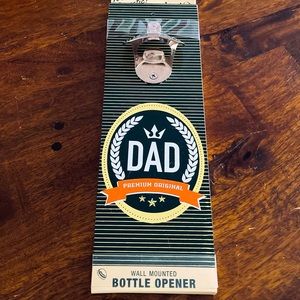 NIP Wall Mounted Beer Bottle Opener Great Gift for Dads!